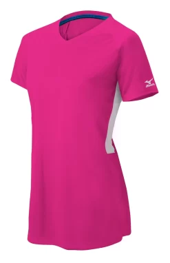 Mizuno Girls Comp Short-Sleeve V-Neck Jersey -Baseball Pro Shop 350584 1M00