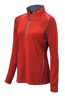Mizuno Womens Comp 1/2 Zip Hitting Top -Baseball Pro Shop 350589 1010
