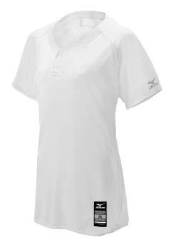 Mizuno Girls Elite 2-Button Game Jersey -Baseball Pro Shop 350605 0000