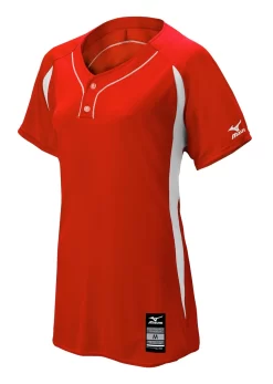 Mizuno Girls Elite 2-Button Game Jersey -Baseball Pro Shop 350605 1000