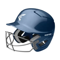 Easton Alpha Solid Baseball Helmet With Mask -Baseball Pro Shop ALPHA E HELMET BBSB MASK A168526NY 3QTR L