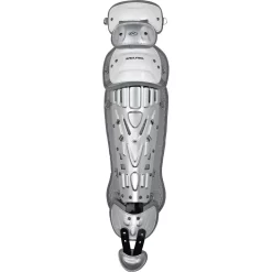 Rawlings Adult Velo Leg Guards -Baseball Pro Shop LGVEL W SIL front