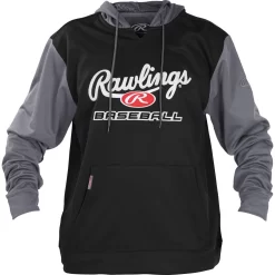 Rawlings PFHPRBB Fleece Hoodie -Baseball Pro Shop PFHPRBB B GR 1