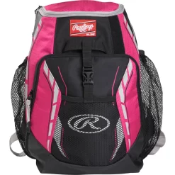 Rawlings R400 Youth Backpack 12 Rawlings R400 Youth Backpack -Baseball Pro Shop R400 PINK 1