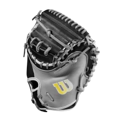 Wilson A2000 M2 33.5 Inch Baseball Catchers Mitt 6 Wilson A2000 M2 33.5 Inch Baseball Catchers Mitt -Baseball Pro Shop WBW100977 2 A2000 C M2SS 335 Grey Black