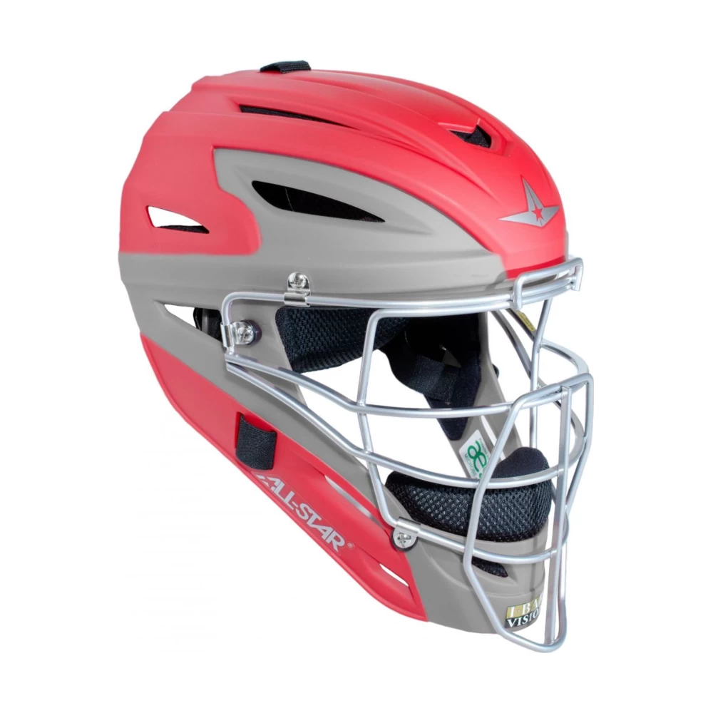 All-Star All Star MVP2510MTT Two Tone Matte Finish Youth Catchers Helmet 2 All-Star All Star MVP2510MTT Two Tone Matte Finish Youth Catchers Helmet - Image 2