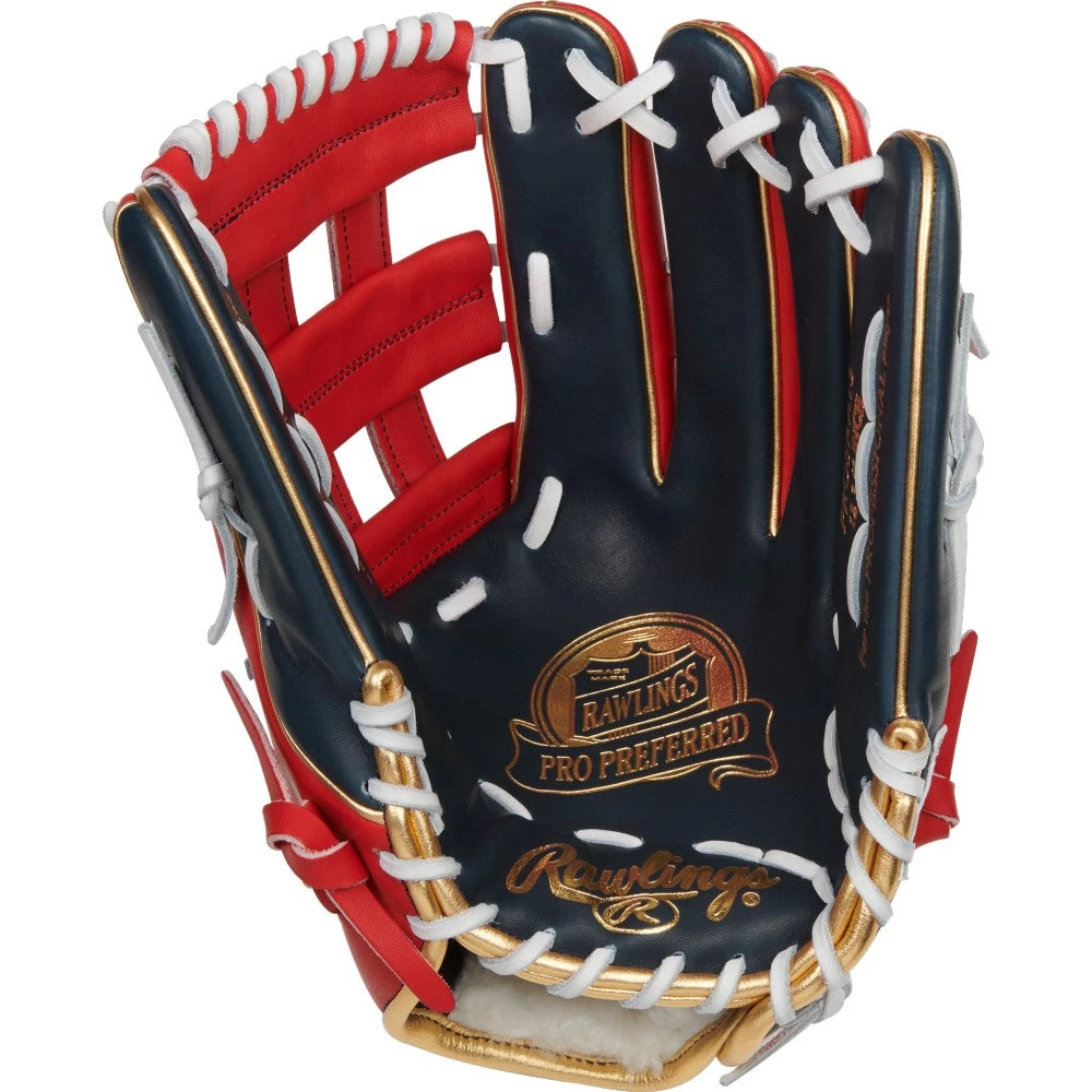 Rawlings Pro Preferred 12.75 Inch Outfield Glove PROSRA13 1 Rawlings Pro Preferred 12.75 Inch Outfield Glove PROSRA13