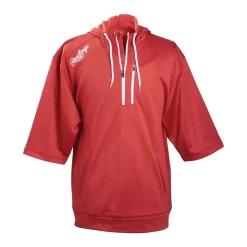Rawlings Mens Short Sleeve Hoodie -Baseball Pro Shop rawlings rhyto mens short sleeve hoodie scarlet