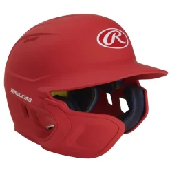 Rawlings Mach Baseball Helmet With Adjustable Jaw Flap -Baseball Pro Shop sc lhb